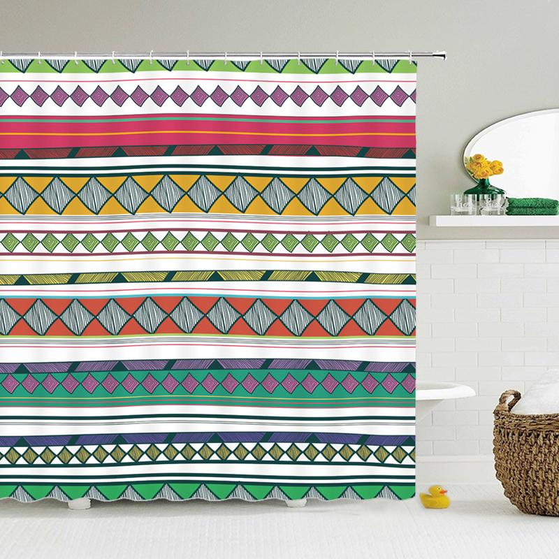 Африканская культура занавеска для душа Декор для ванной полиэстер водонепроницаемая ткань занавеска для душа Египет Фараон экран для ванной
