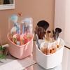Keep Neat Visible Window Useful 360 Degree Rotating Easy To Clean Makeup Brush Lipstick Storage Box Storage Holder