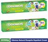 Odomos Naturals Нелипкий крем-репеллент от комаров (2 х 100 г)