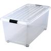 Tenma Lockseed 74 Deep Storage Case with Rollers for Vertical and Horizontal Movement, Made In Japan. This Deep Storage Case Is Perfect for Closet Sto