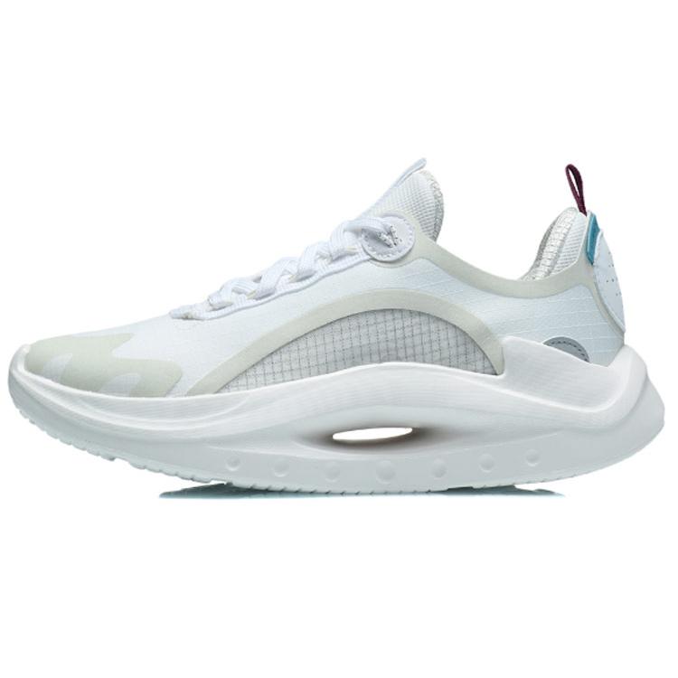 Li Ning Apocalypse Tianqi Культура Спорт Легкие и дышащие Низкие беговые кроссовки Женские Светло-серый Фиолетовый ARYR006-1