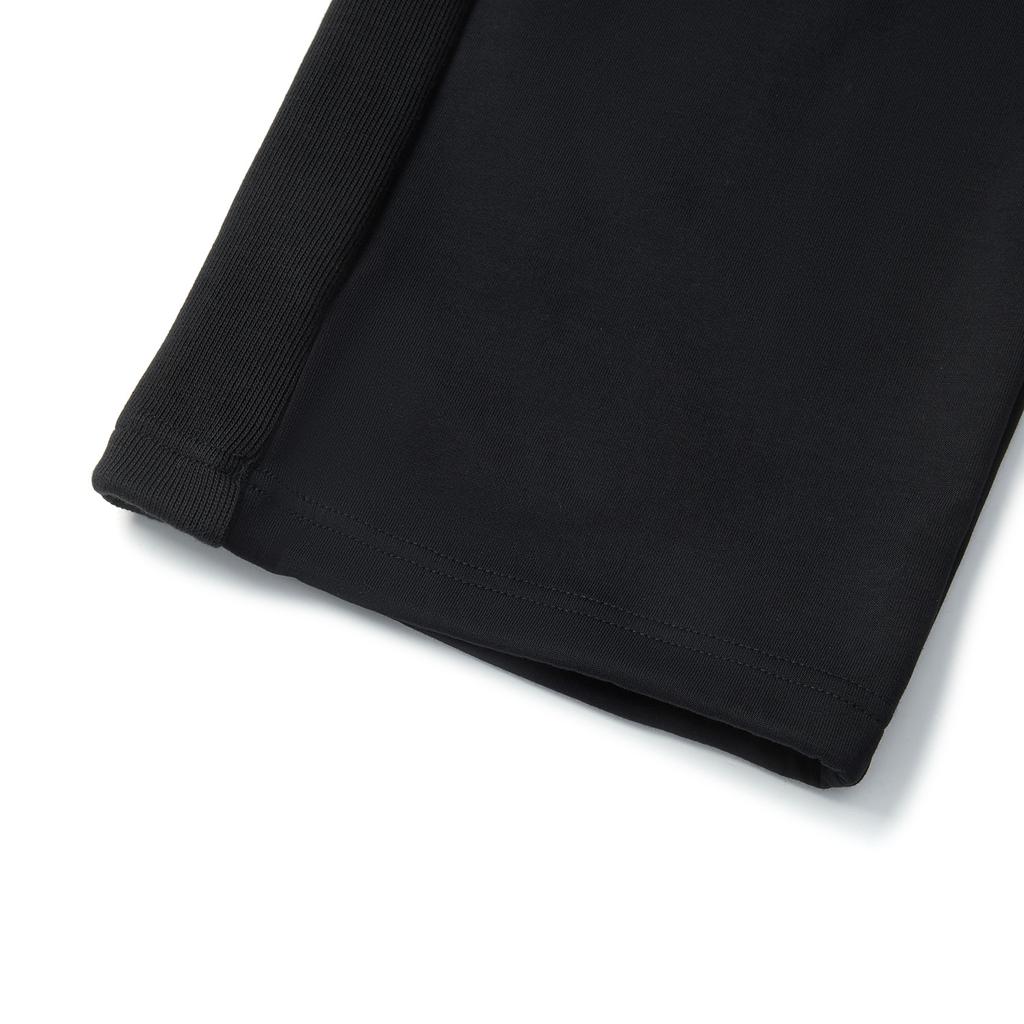 Li-Ning Badfive Буквенные Брюки средней посадки на кулиске Дышащие Универсальные Прямые Повседневные Мужские брюки Низ Черный AKLV081-3