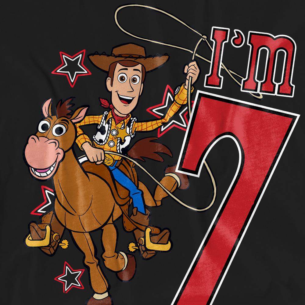 Toy Story Unisex Adult I´m 7 Woody Birthday T-Shirt