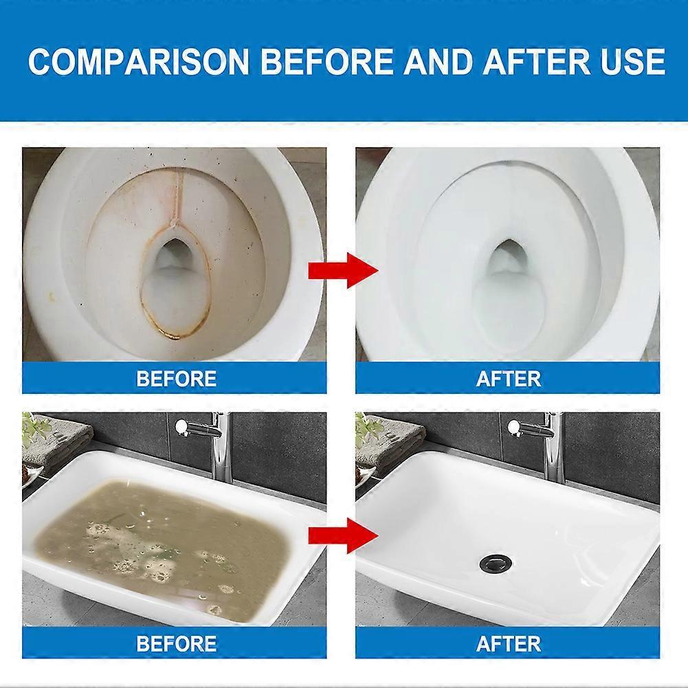 2Pcs Splash Foam Toilet Cleaner Versatile Toilet Cleaner Foam Powder Deep Cleaning Household Cleaning Chemicals