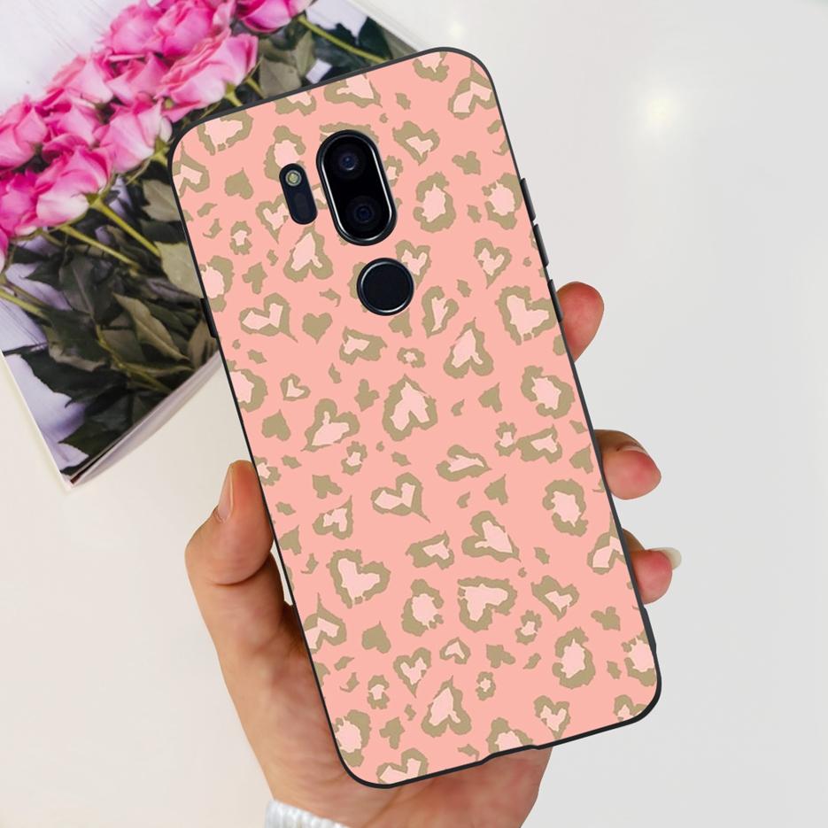 For LG G7 thinQ Case G710EM LM-G710 G710 Luxury Painted Cover Soft Silicone Phone Cases For LG G7 ThinQ Back Covers 6.1'' Bumper