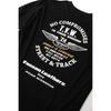 VANSON VSE26805S Men's Mesh T-Shirt Quick-Dry Breathable Short Sleeve Top Black/White Size L