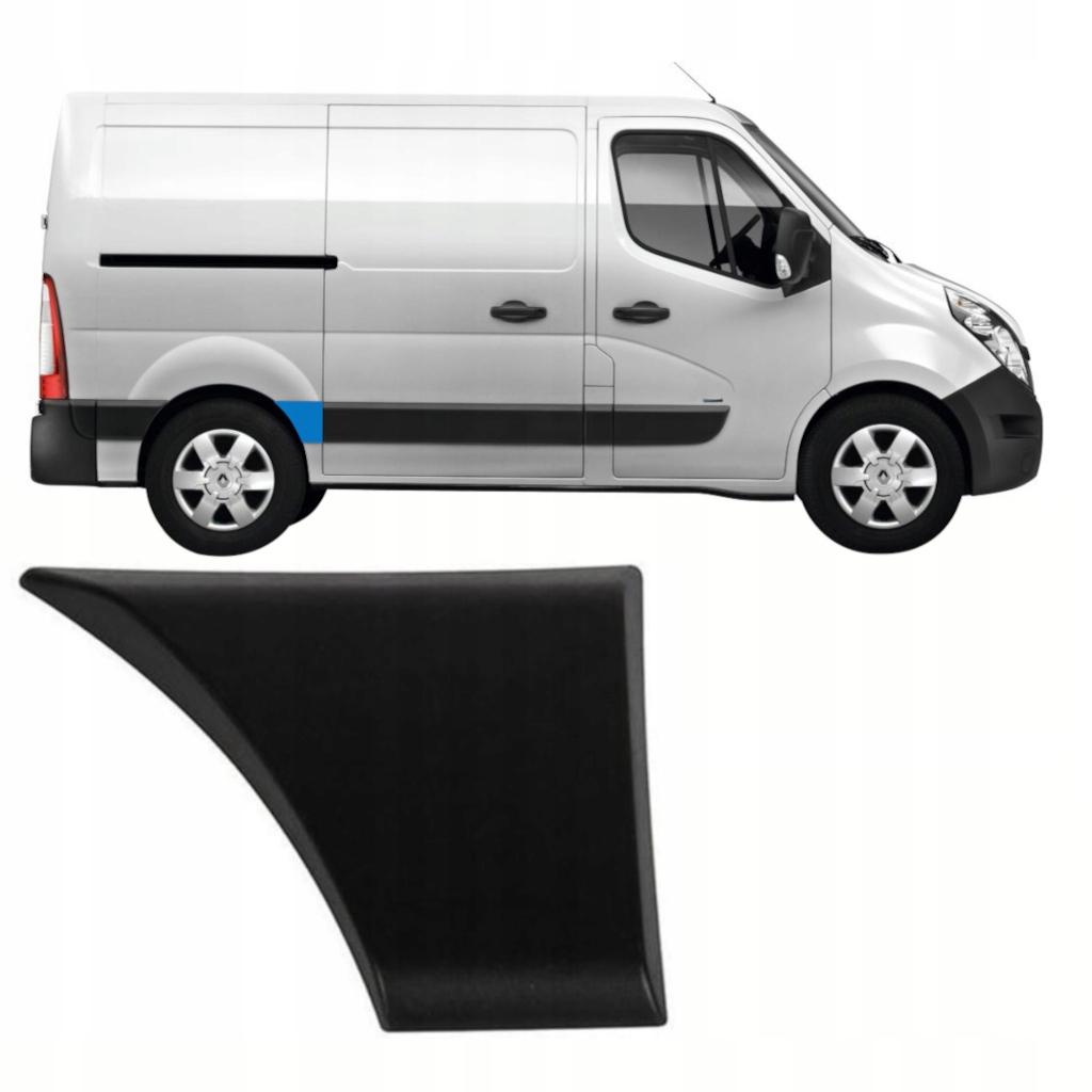 Rear fender trim RIGHT in front of the wheel 3 clips Renault Master 3 Opel Movano B Nissan NV400 2010-2023 - FT90809