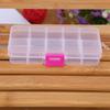 Foldable 10 Compartment  Jewelry Bead Nail Tips Storage Box
