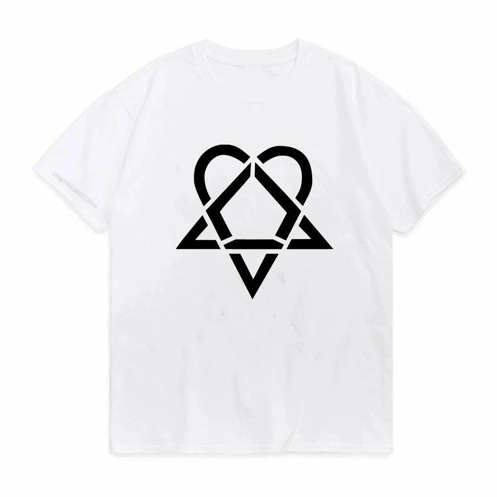 Destroy Lonely X Naivement Heartagram T Shirt Opium No Stylist Print Unisex Women Tshirt Cool Fashion Sweatshirt Streetwear Tops