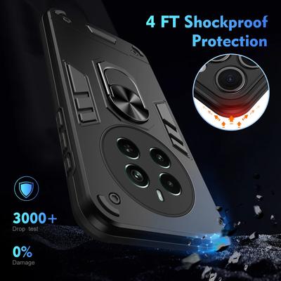 Противоударный бронированный чехол для Realme 12 Pro Plus 11 10 9 X i Realme V50 C65 C67 4G 5G C55 C53 C35 C33 C31 Магнитная подставка-чехол