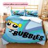 Powerpuff Girls Bubbles Sweet Duvet Cover & Pillowcases, Powerpuff Girls Fan Bedding, Great Gift.chl
