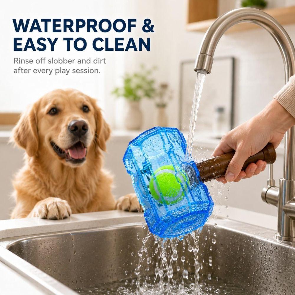 Durable Tennis Ball Toy Chewing Entertainment Molar Toy Portable Dog Chew Toys  Pet Supplies