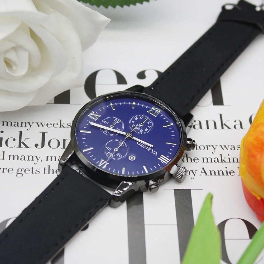 5 шт. Новые мужские кварцевые часы с браслетом, циферблатом, водонепроницаемым циферблатом, минутной шкалой, в комплекте для занятий спортом, бега на открытом воздухе