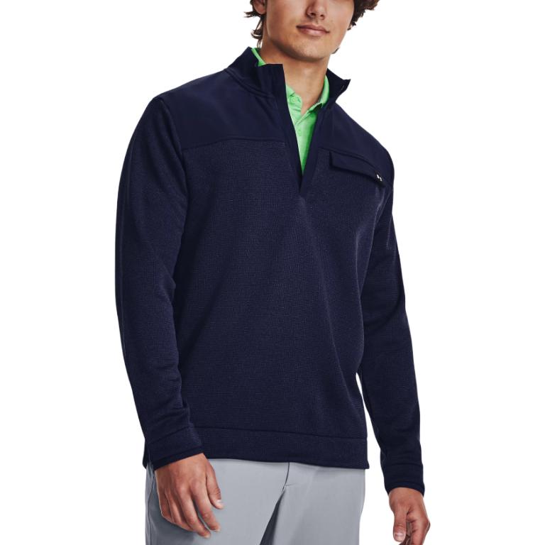 Under Armour Свитера Storm Мужские Темно-синий Воротник-стойка Умеренный Другое 1382920-410
