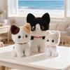 Sitting Pose Pet Cat Doll Stuffed Animals Stuffed Cat Boys Girls Kitten Plush Toys  Desktop Decor