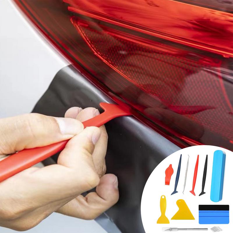 Auto Vinyl Wrap Tool Set Car Interior Wrap Applicator Tool Kit Car Window Tint Film Tools Squeegee For Vinyl Wrap