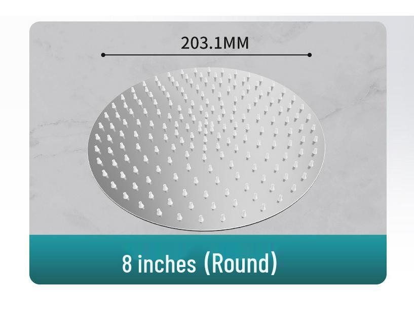 Насадка для душа с эффектом тропического дождя из нержавеющей стали 304 для домашних ванных комнат