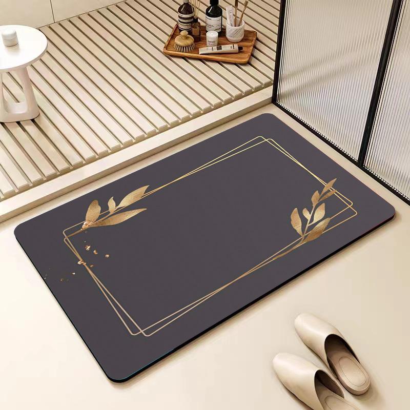 Nordic Simple Diatom Mud Напольный коврик для туалета, ванной комнаты, противоскользящий коврик, впитывающий коврик для двери ванной комнаты