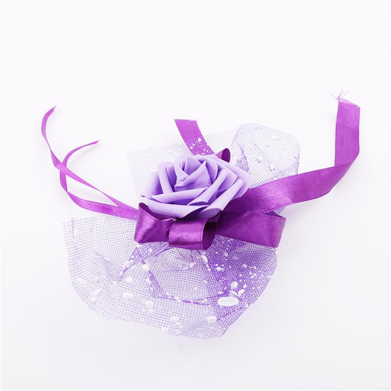 Свадебные украшения для автомобиля Дверные ручки Букет цветов своими руками Зеркало заднего вида Аксессуары