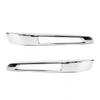2pcs Fog Lamp Grille Chrome Molding Trim Cover Replacement for Benz GLK‑Class X204 Standard Facelift 2013 to 2015