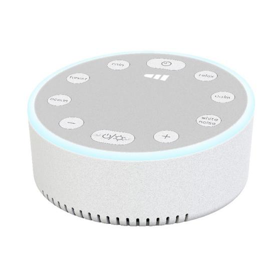 Звуковая машина с белым шумом Регулируемая громкость Функция памяти Несколько звуковых эффектов для сна Компактный размер Портативный генератор белого шума Устройство для помощи во сне