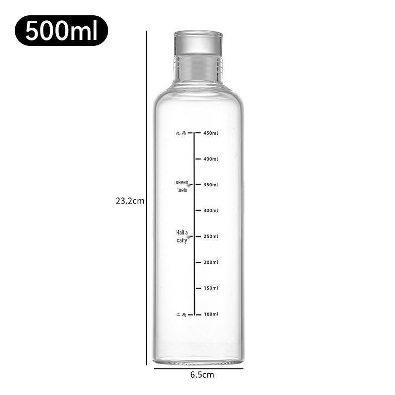 Кружка из высокоборосиликатного термостойкого стекла в стиле Xiaohongshu для воды, сока или колы