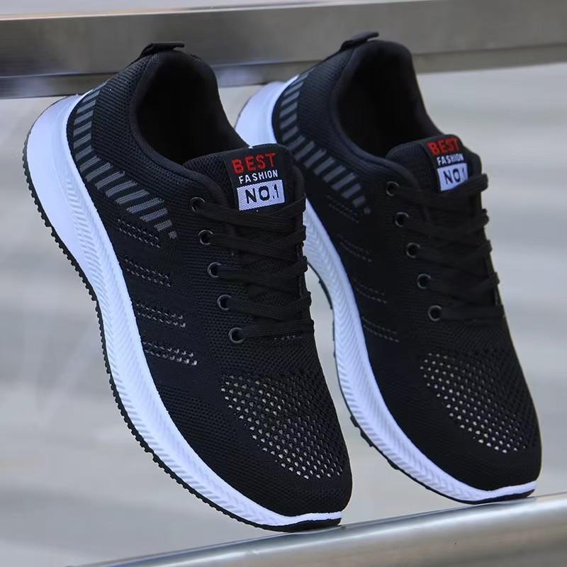 Spring New Men's Shoes Breathable Shoes Trendy Casual Sports Shoes Net Cloth Shoes Outdoor Running Shoes