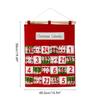 Christmas Advent Calendar Wall Hanging Bag with 24 Pockets Christmas Decoration