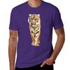 Tiger T-Shirt oversized customs animal prinfor boys mens workout shirts