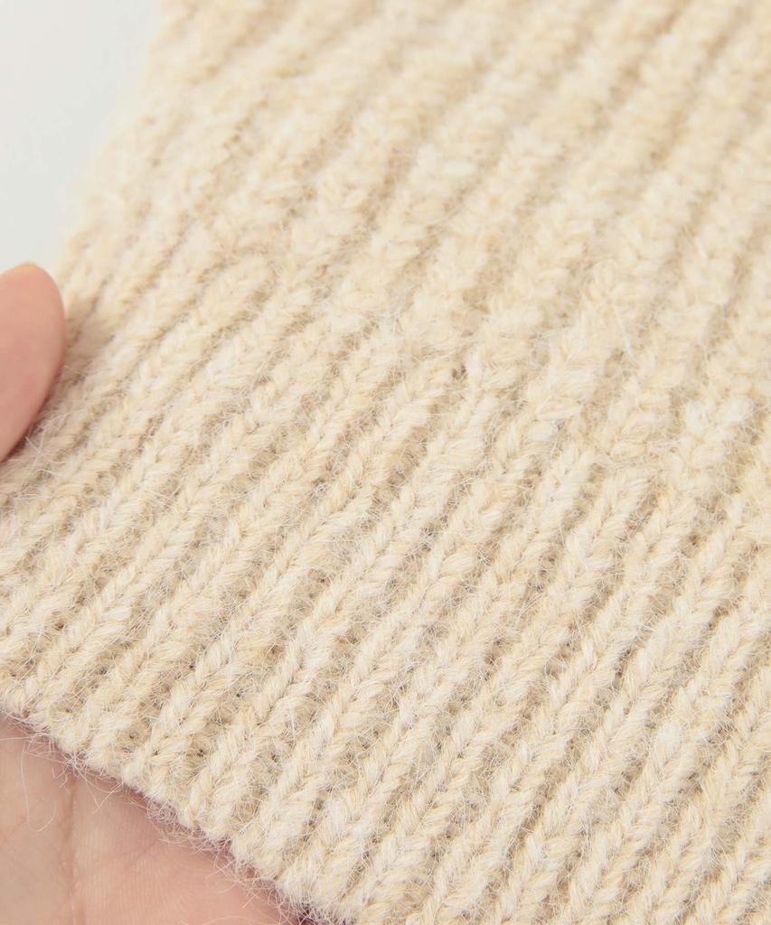 Titibait Boat Neck Loose Knit ACXP3830 Small Black Women's