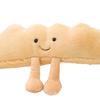 Simulation Bread Croissant Baguette Pillow Soft Toast Bread Plush Stuffed Toy Lumbar Back Hug Nap Cushion Long