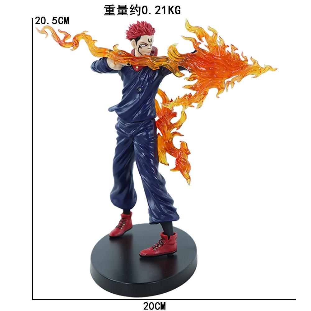 20,5 см/8,07 дюйма Аниме Jujutsu Kaisen Фигурки Рёмен Сукуна Фигурки Действия ПВХ Статуэтка Настольное Украшение Коллекция Модель Игрушки Подарки
