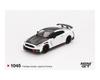 Sunrich MINI GT Nissan Nismo 2024 Brilliant White Pearl Готовая модель 1/64 GT-R (Левый руль) MGT01045-BL