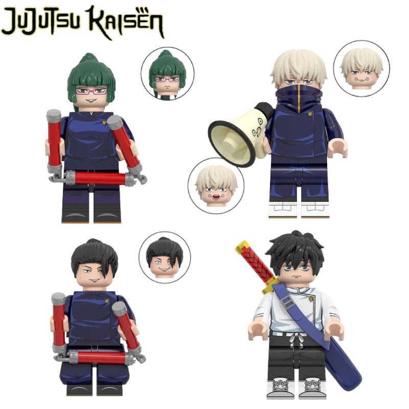 Wm6140 Серия Мультфильмы Магическая битва Зенин Маки Инумаки Детский пазл Конструктор Упаковка)