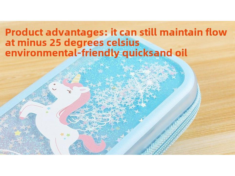 Умный пенал из термополиуретана с рисунком из мультфильма «Зыбучие пески» для студентов 