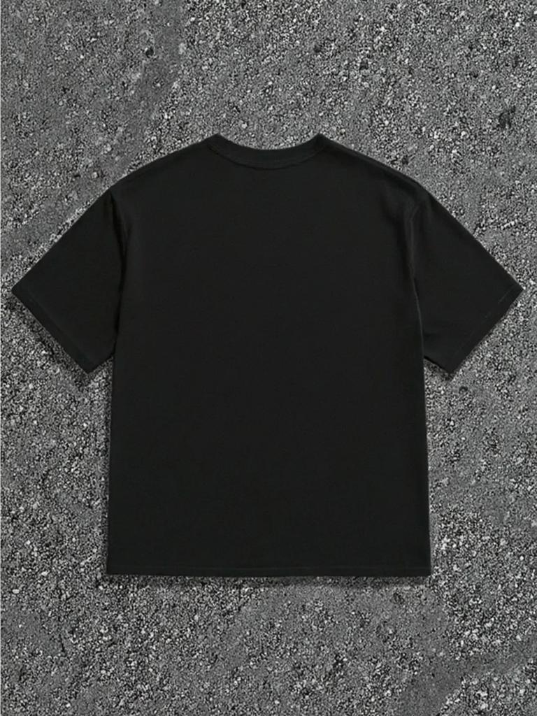 The Exorcist Regan MacNeil Your Mother Cooks in Hell Mens T-Shirt Black Horror Movie Graphic Tee with Cartoon Print