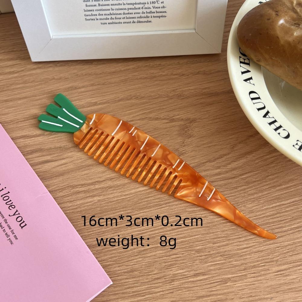 Tulip Acetate Comb Cartoon Hairdressing Combs Hair Care Makeup Comb  Household