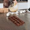 Silicone Chocolate Molds for Truffles Caramel Hard Candy Food-Grade Reusable Easy To Clean Chocolates Candies Jelly Kitchen Essential