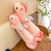 70-110 см мультяшная волшебная гигантская полосатая плюшевая кукла-подушка в виде единорога розовая лежащая игрушка из меха единорога домашний декор рождественский подарок для девочек