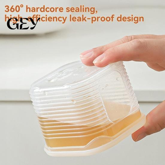 Leak Resistant Freezer Box Soup Packaging Box, with Sealed Lids, Food-Grade PP And Storage Lid Microwave Safe Containers, Leak-Proof Stackable