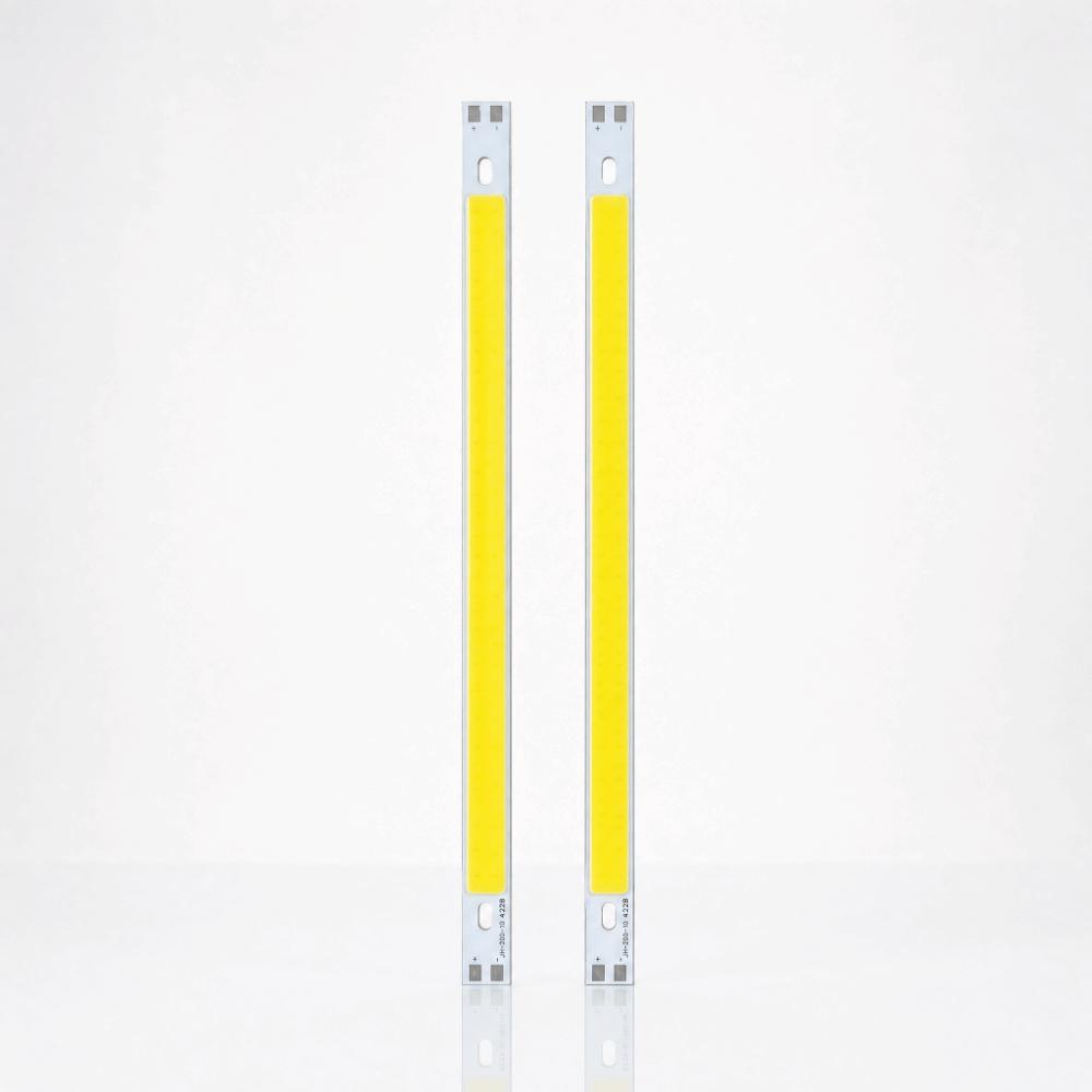 2PCS 12-14V COB LED Light Chip 10W LED Light Board Strip Shape Light Source  Recessed Lighting