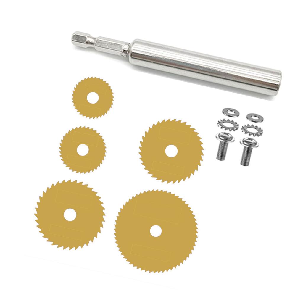 7 шт. Пильные диски для роторной дрели с шестигранным хвостовиком, пластиковая сантехника, внутренний резак, пильный диск HSS, отрезные диски для дрелей