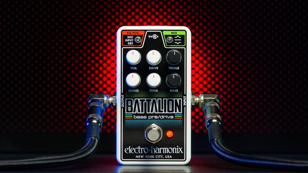 Басовый предусилитель Nano Battalion Overdrive Bass Effector ELECTRO-HARMONIX &