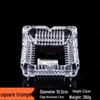Buy One Get Two: Large Crystal Glass Ashtray for Home, Bedside, or Bar