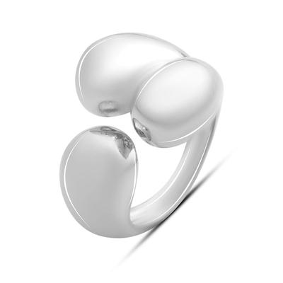 Серебряное кольцо с без камней, вес изделия 7,35 гр (2193401)
