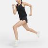 Nike Женские черные майки для бега с умеренной поддержкой и дизайном racerback CZ9386-010