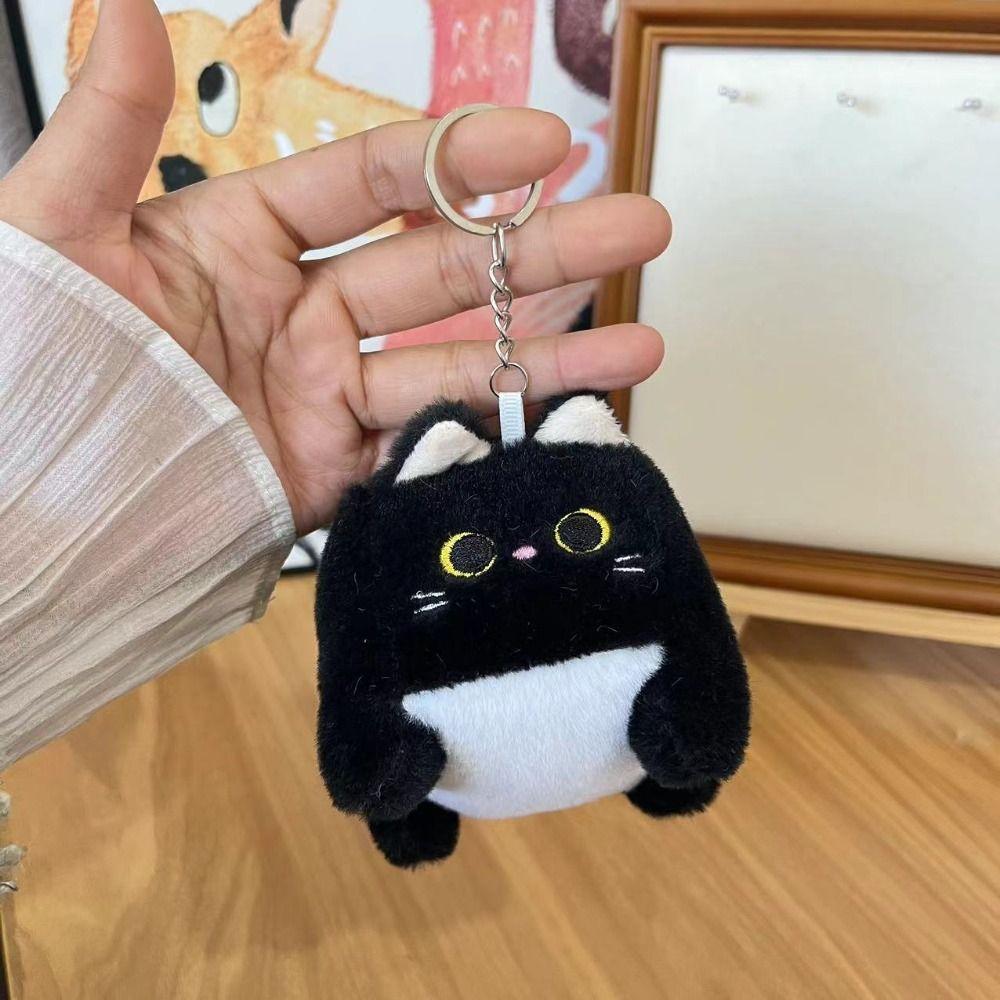 Блок Кошка Квадратная Кошка Плюшевый Брелок Мягкая Игрушка Кот Каллико Мягкий Апельсиновый Кот Котёнок Плюшевая Кукла Брелок