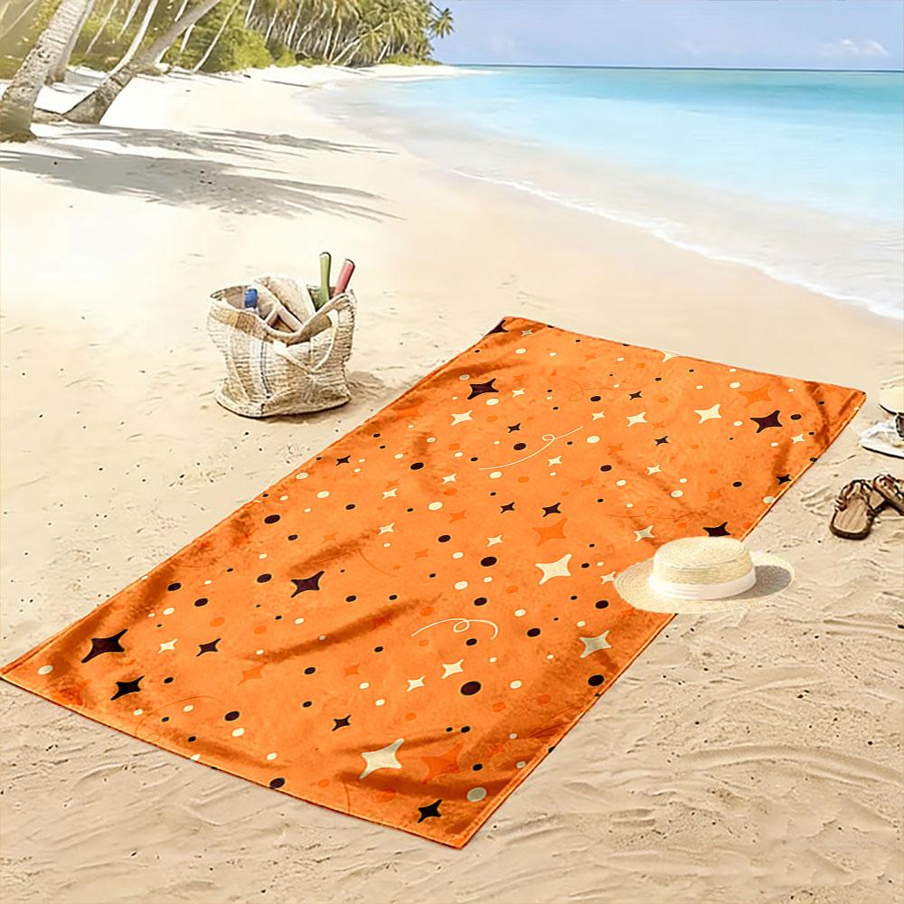 Sparkling cosmic vibes flourish Print beach towel, quick drying, suitable for travel, outdoor sports, jogging, the beach and swimming, gift