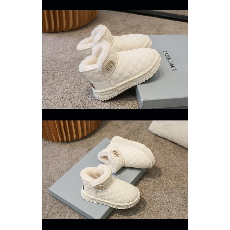 Korean Version of Fashion Children's Snow Boots Winter New Short Boots Piled Thickened Cotton Boots Snow Cotton