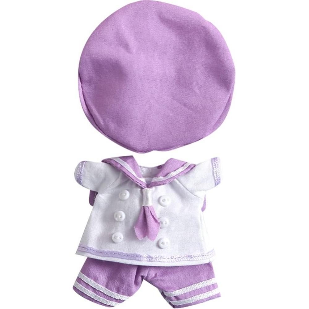 Highawk Obitsu 11 Одежда Ob11 Obitsu Кукла 11 см Тело Наряд Матросская форма 12 минут P9 Кукла Темно-синий Obitsu Тело Набор из 3 предметов Фиолетовый Фиолетовый